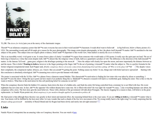 blog/conspiracy screenshot