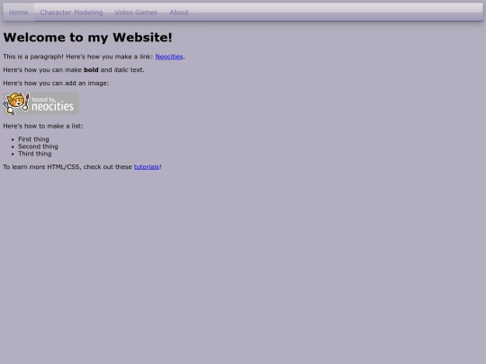index screenshot