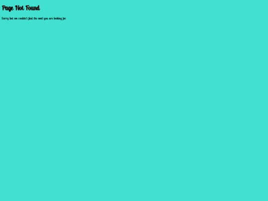 not_found screenshot