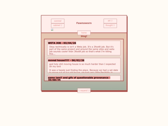 blog screenshot