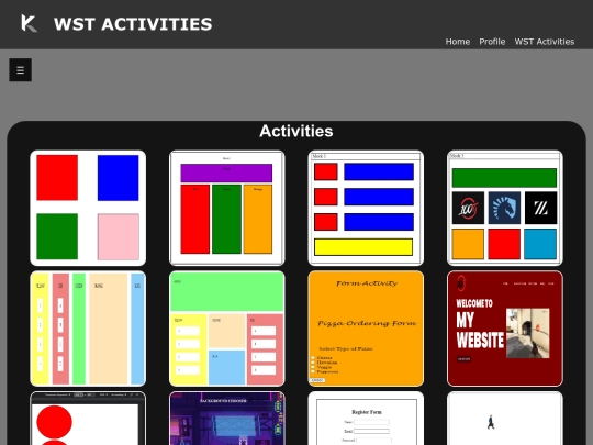 Kysser WST Activities screenshot