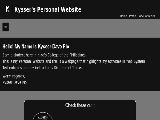 index screenshot