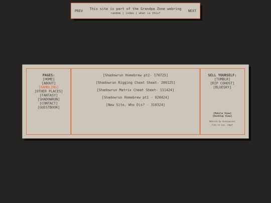 blog screenshot