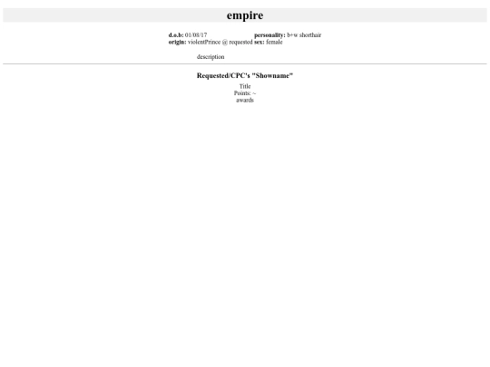 cats/bw/empire screenshot