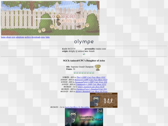 cats/mc/olympe screenshot