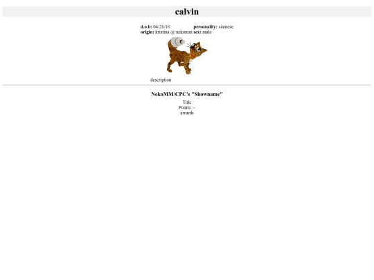 cats/meezer/calvin screenshot