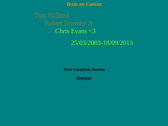 CANVAS/texto screenshot
