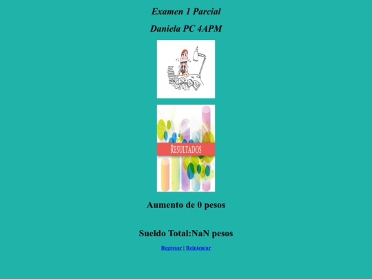 Examen screenshot
