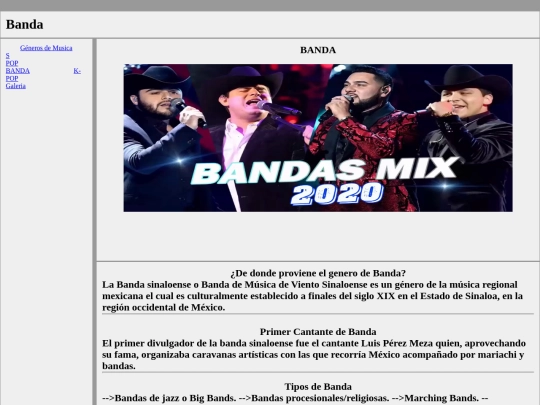Musica/banda screenshot