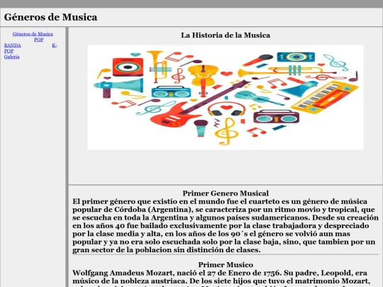 Musica screenshot