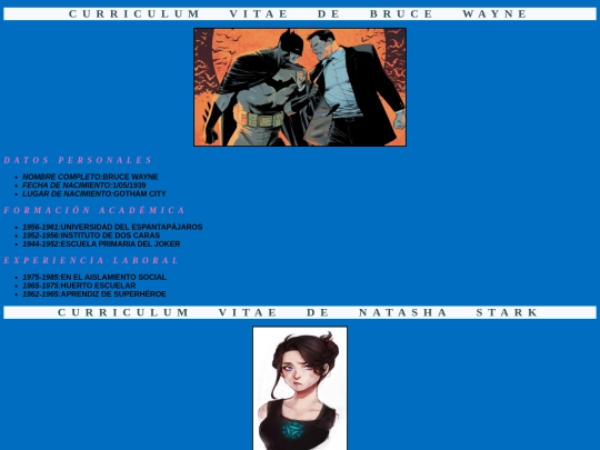 curriculum screenshot