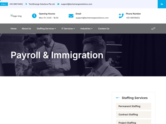 TechEmerge/payroll screenshot