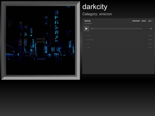 music/darkcity screenshot