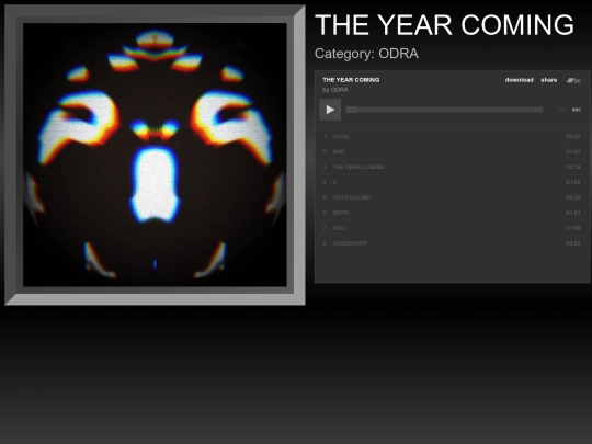 music/the-year-coming screenshot