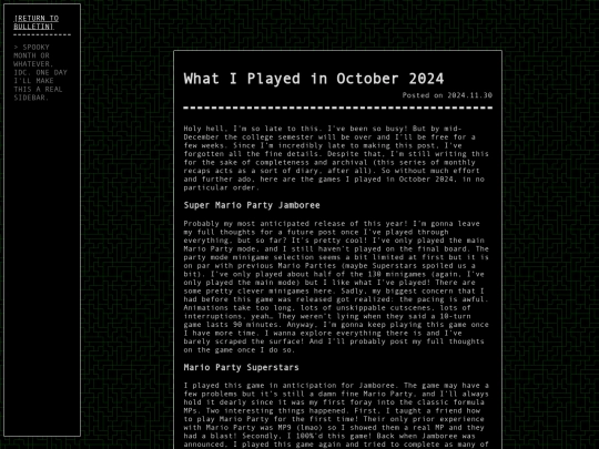 gamecorner/bulletin/2024-10-in-review screenshot