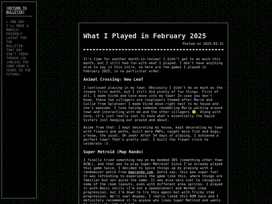 gamecorner/bulletin/2025-02-in-review screenshot