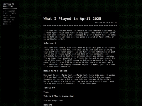 gamecorner/bulletin/2025-04-in-review screenshot
