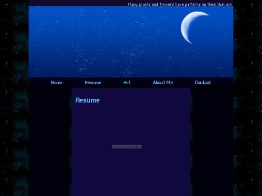 resume screenshot