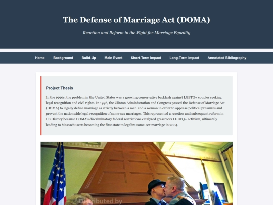 History_HP/homepage screenshot