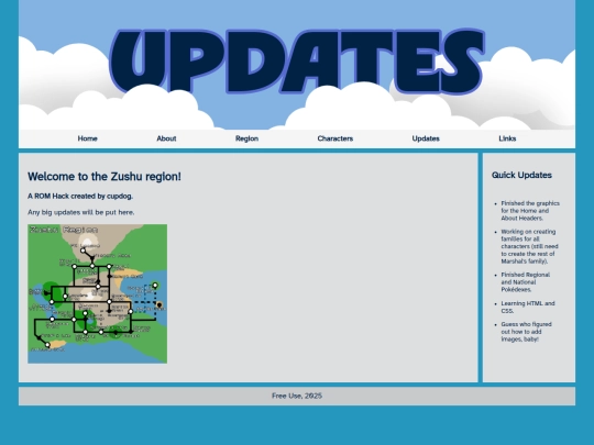 updates screenshot