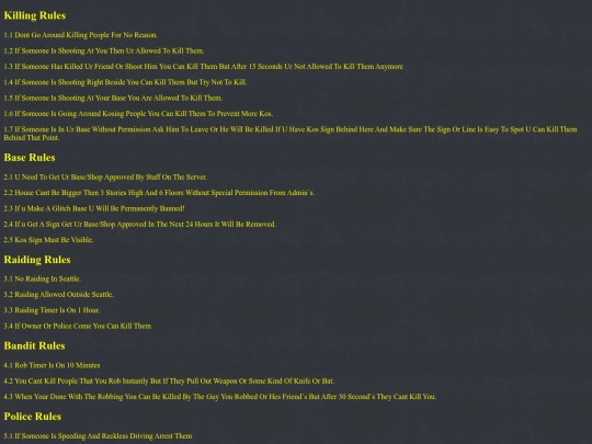 rules screenshot
