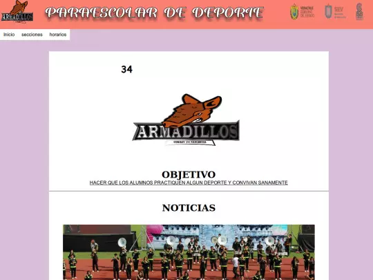 pagina web avance screenshot