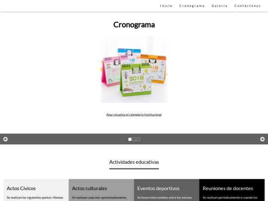 Cronograma screenshot