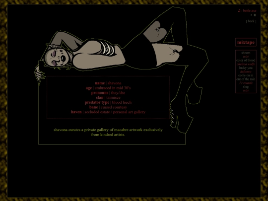 characters/shavona screenshot