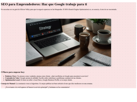 blog/seo-para-emprendedores screenshot