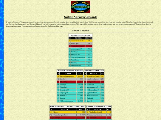 records screenshot