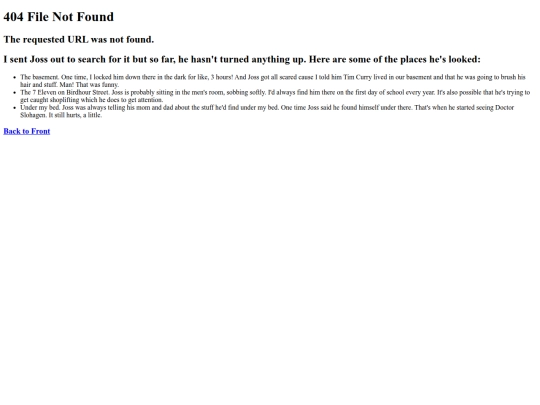 error screenshot