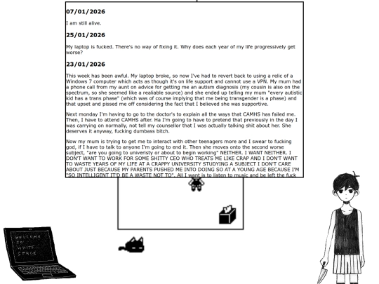 Journal screenshot