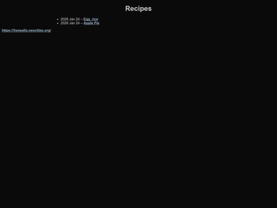 recipes screenshot