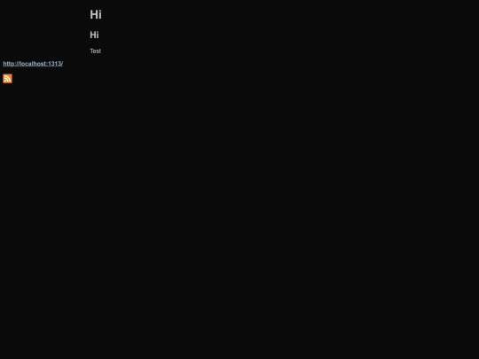 test screenshot