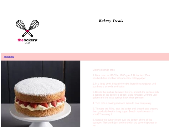 Victoria sponge cake screenshot