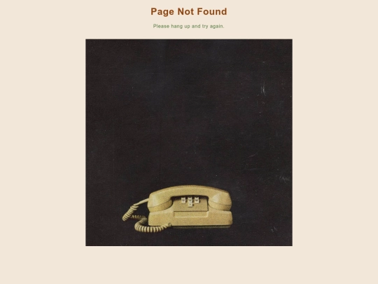 not_found screenshot