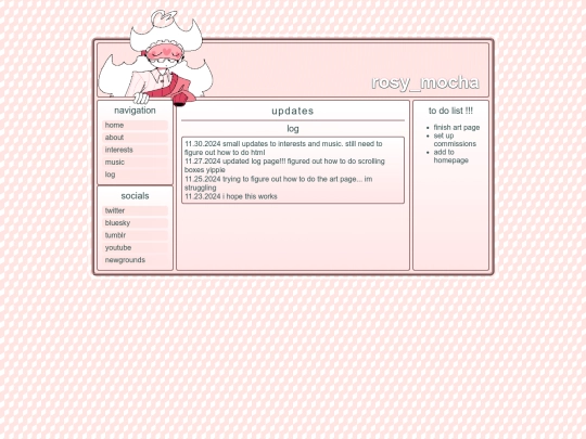 log screenshot