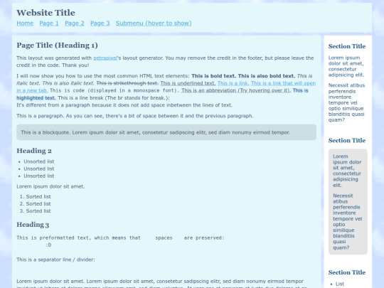 index screenshot