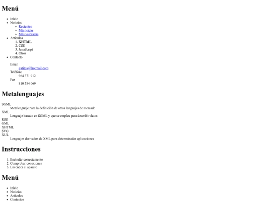 Pruebas/listas screenshot