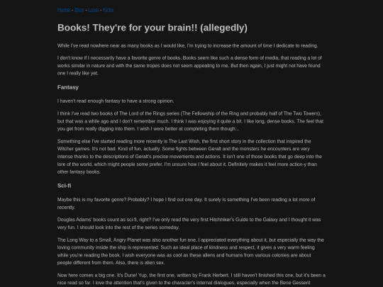 love/books/books screenshot
