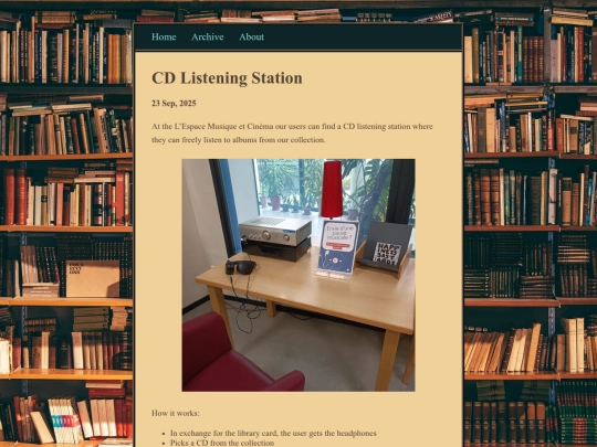 posts/2025-09-23-CD-Listening-Station screenshot