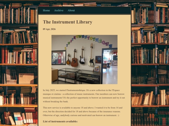 posts/2026-04-09-The-Instrument-Library screenshot