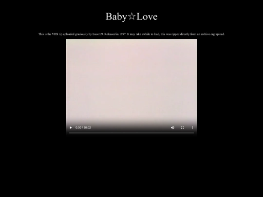 cinema/babylove screenshot