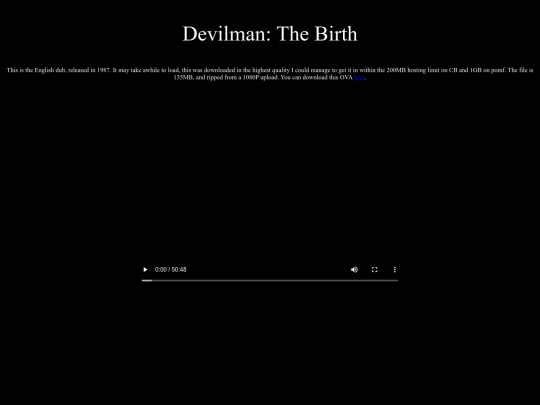 cinema/devilman screenshot