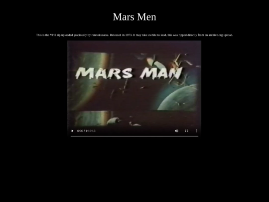 cinema/marsmen screenshot