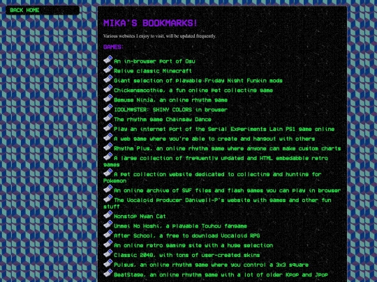 directories/coolsites screenshot