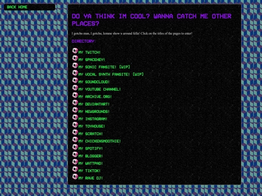 directories/outlinks screenshot
