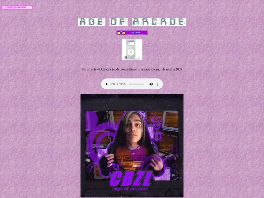 music/ageofarcade screenshot