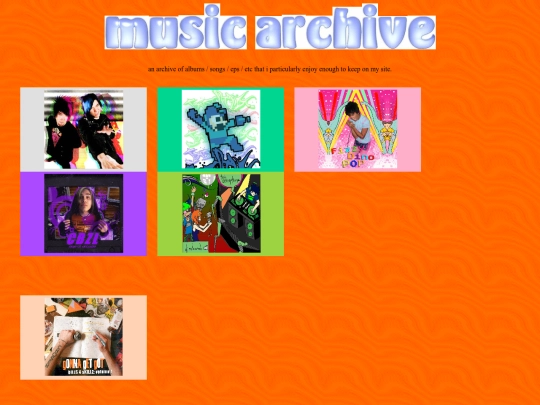 music/musicarchive screenshot