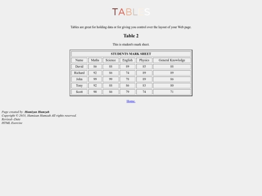 table2 screenshot